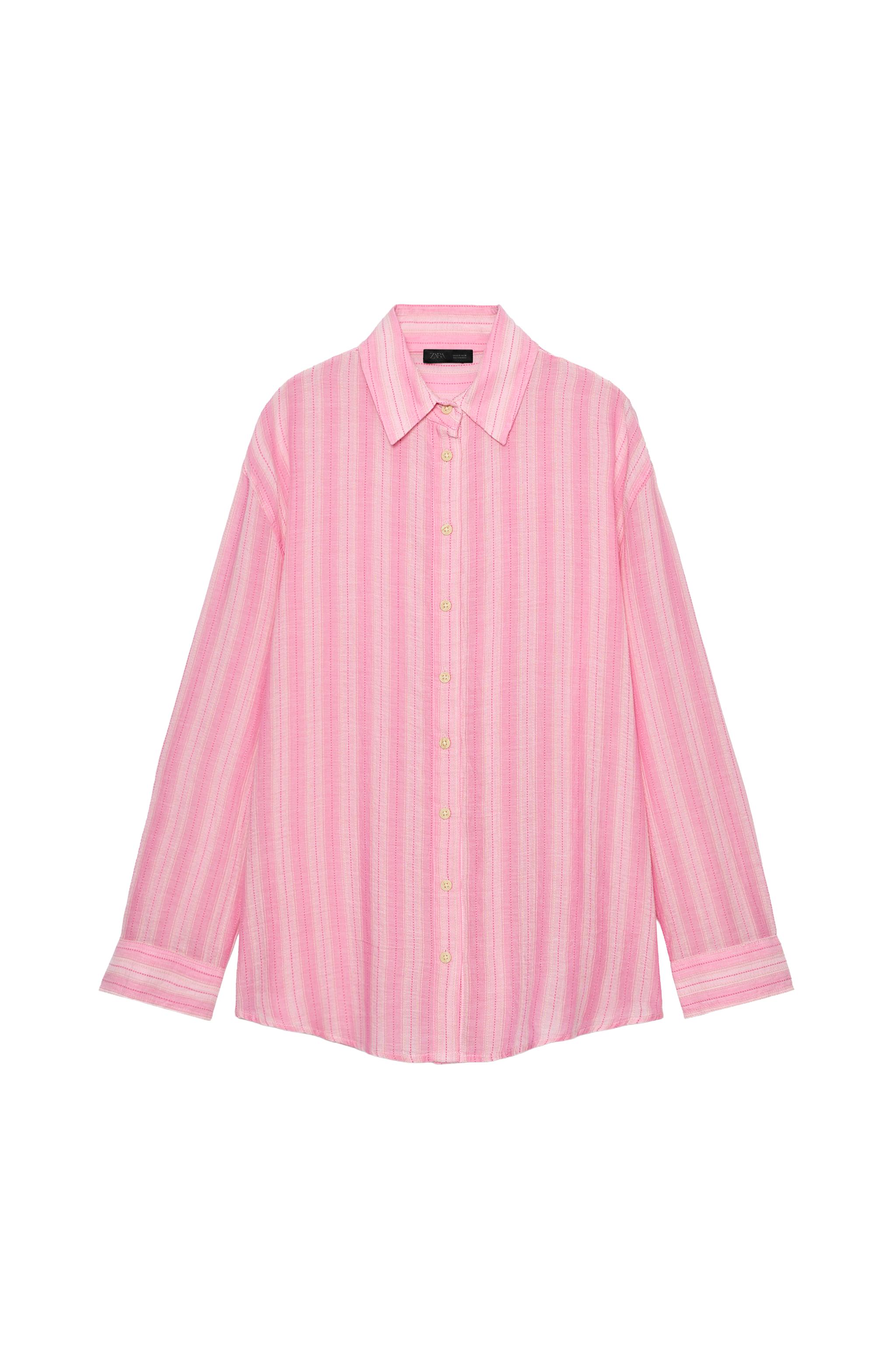 ボリュームストライプシャツ - ストライプ | ZARA Japan / 日本
