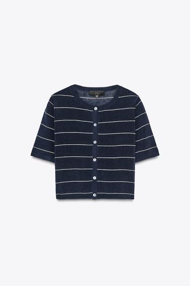 FINE KNIT STRIPED JUMPER - striped by Zara