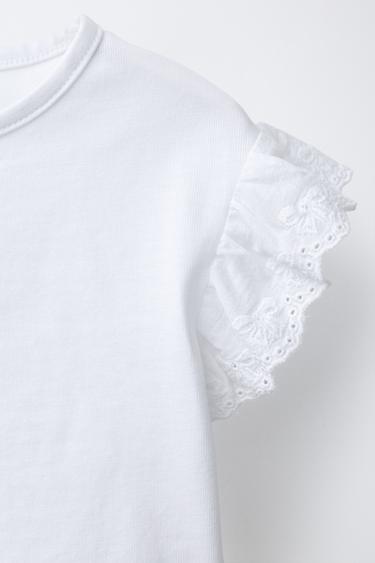HAUT BRODERIE SUISSE - Blanc de Zara - Image 2