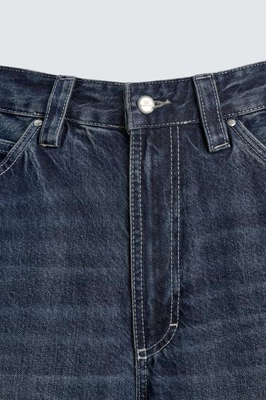 JEAN COUPE DÉCONTRACTÉE AVEC PIÈCE FORD © - Bleu de Zara - Image 9