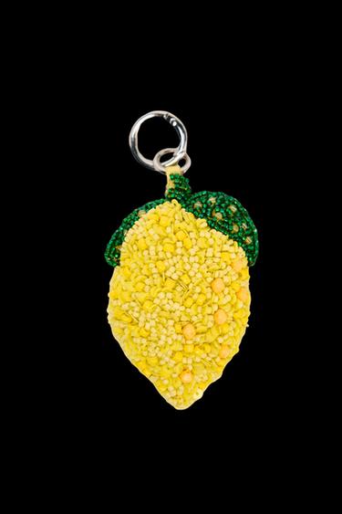 FRUCHT-CHARM MIT SCHMUCKPERLEN - Gelb von Zara - Bild 0