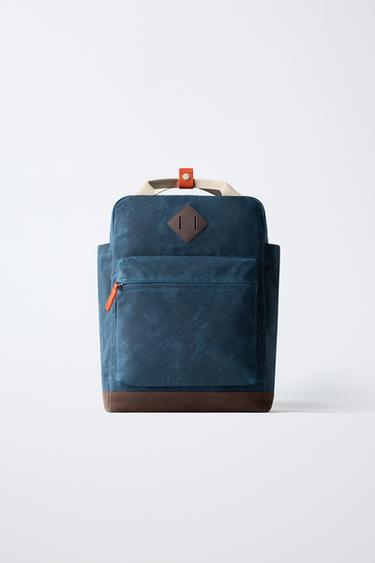 POCKET BACKPACK - Blue by Zara - Image 0