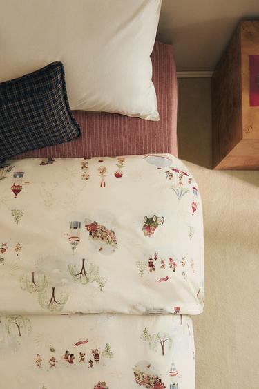 CHILDREN'S CHRISTMAS DUVET COVER WITH MICE - Multicoloured by Zara