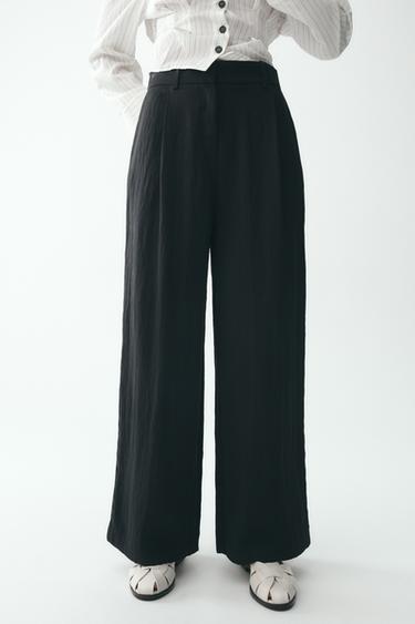 Zara MENSWEAR PANTS - Black