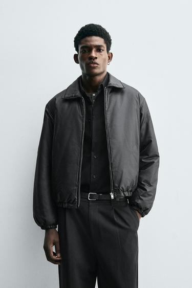 TECHNICAL QUILTED JACKET - Black by Zara
