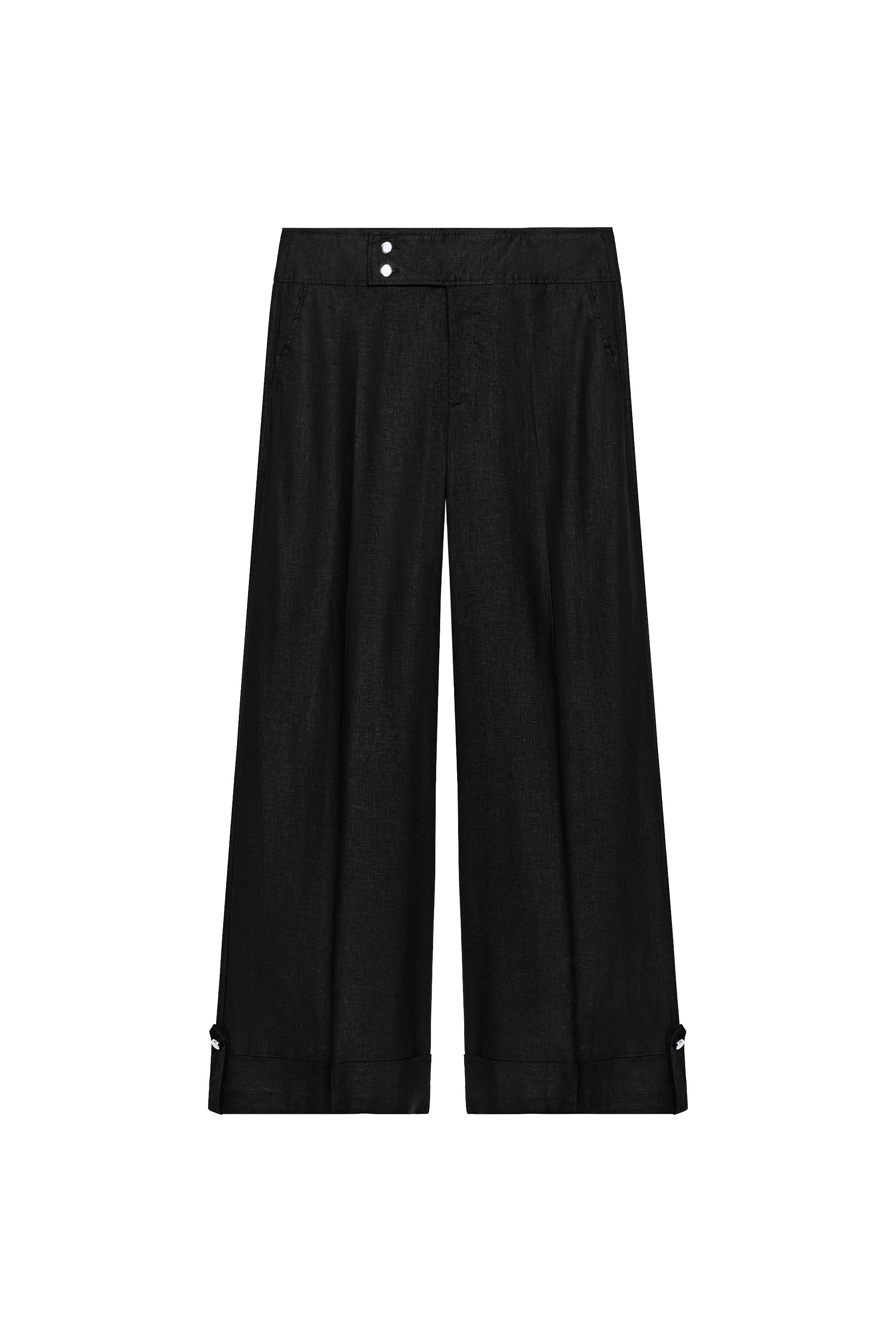 PANTALÓN ANCHO VUELTA BAJO
