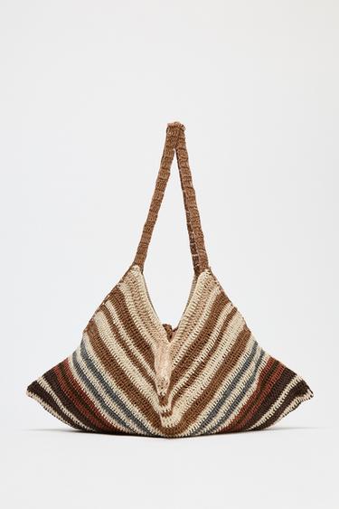 CROCHET-EFFECT SHOULDER BAG - Multicoloured by Zara - Image 0