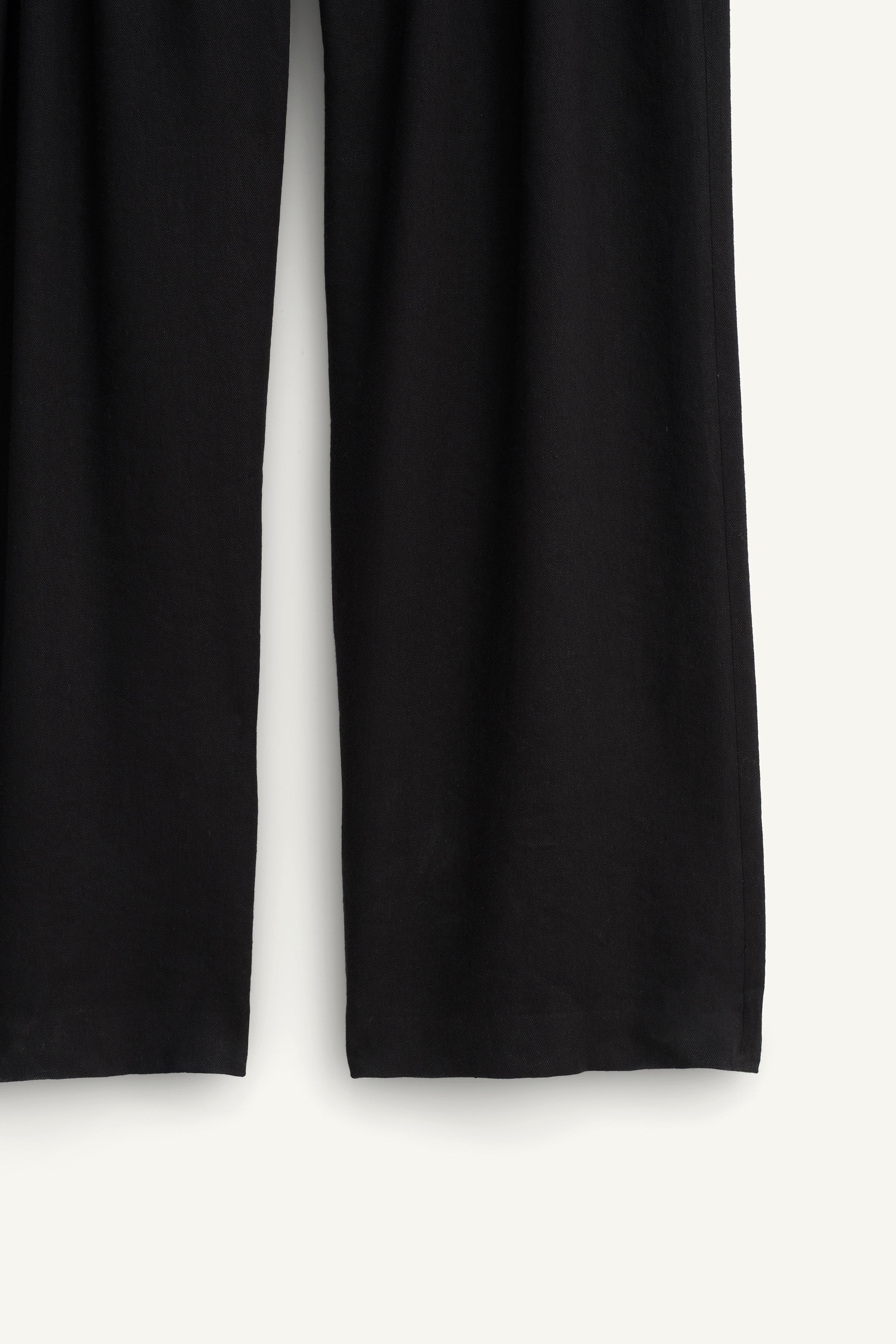LINEN - LYOCELL PLEATED SUIT PANTS