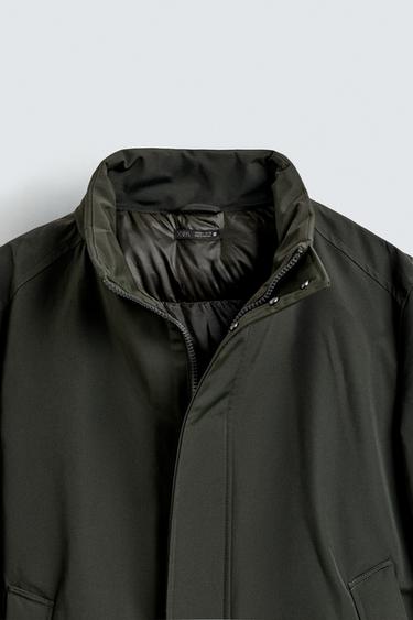 DETACHABLE WATER-REPELLENT TECHNICAL PARKA - Dark green by Zara - Image 10