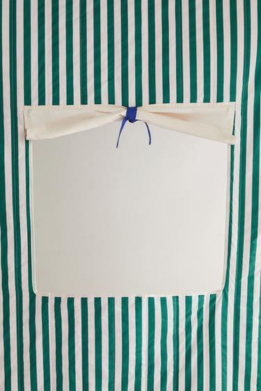 KIDS' X THE ANIMALS OBSERVATORY COTTON CURTAIN WITH WINDOWS - Multicoloured by Zara - Image 2