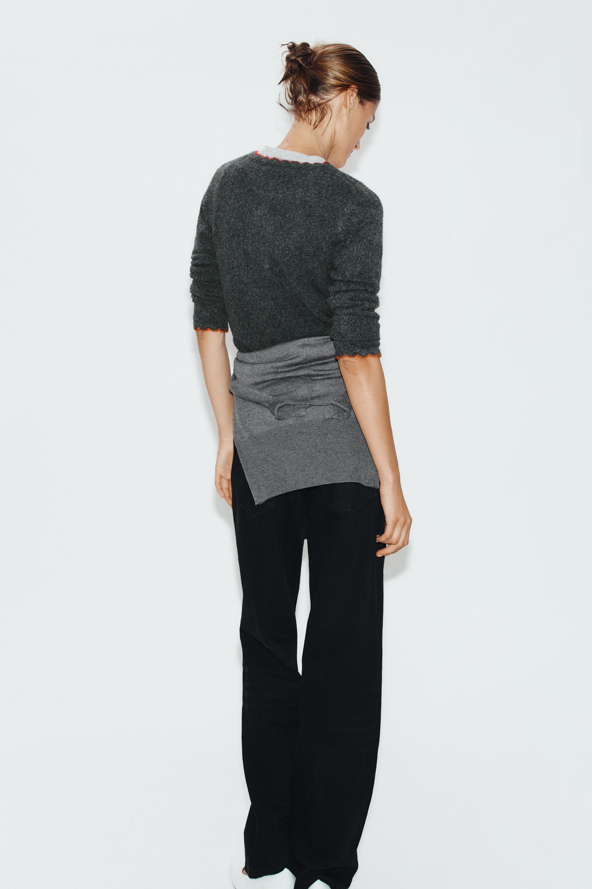CARDIGAN WITH CONTRAST TRIMS