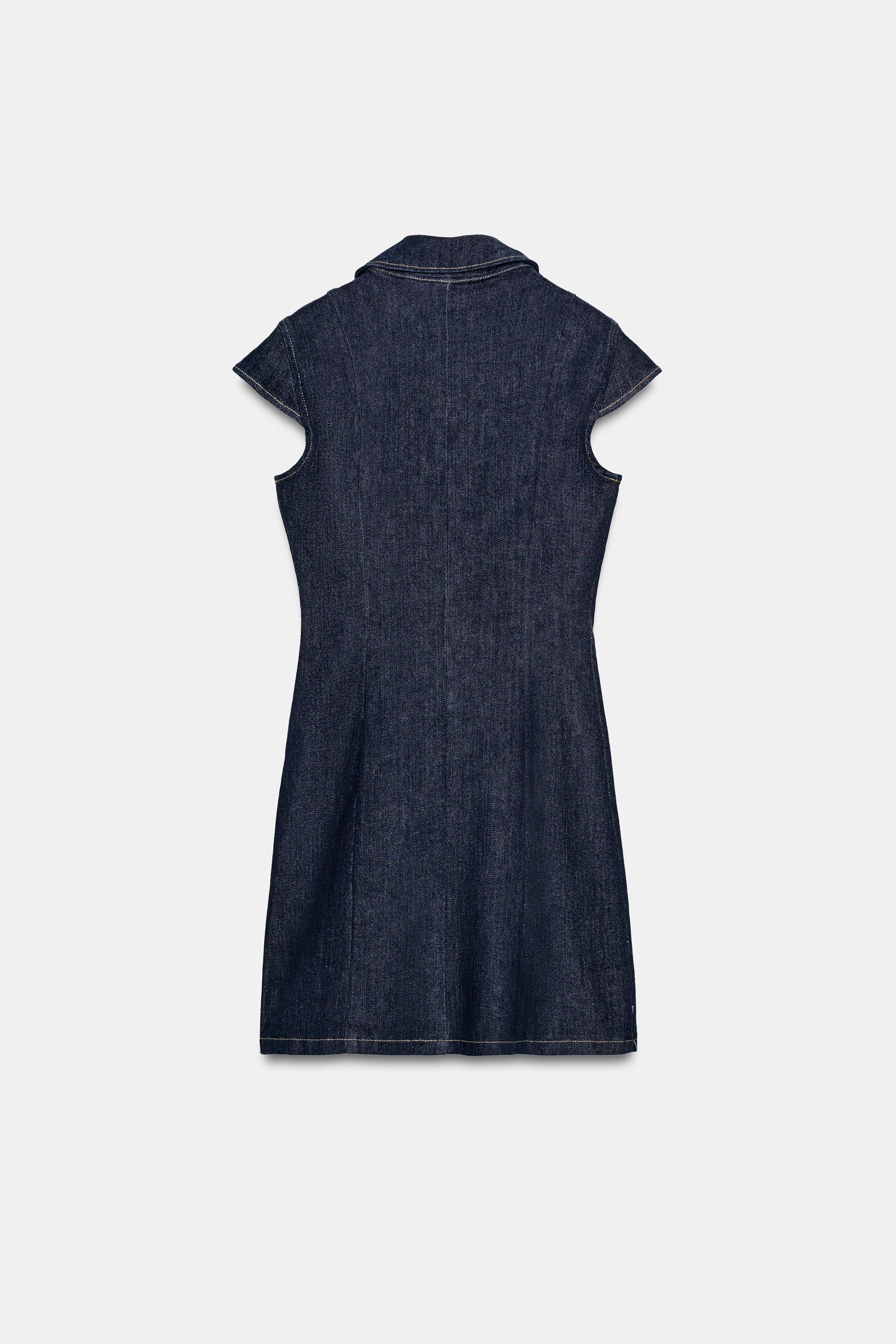 ROBE COURTE EN DENIM TRF