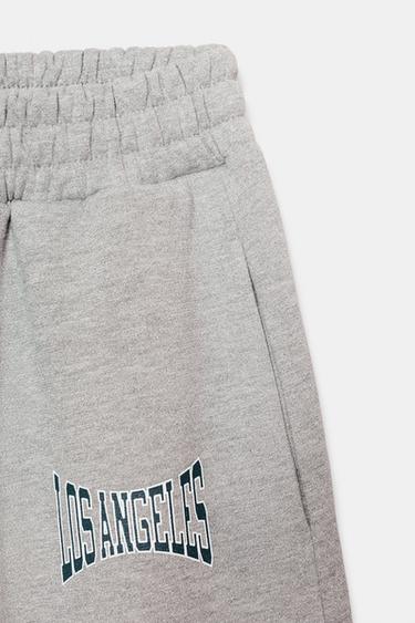 PANTALON DE JOGGING BRILLANT - Gris chiné de Zara - Image 6