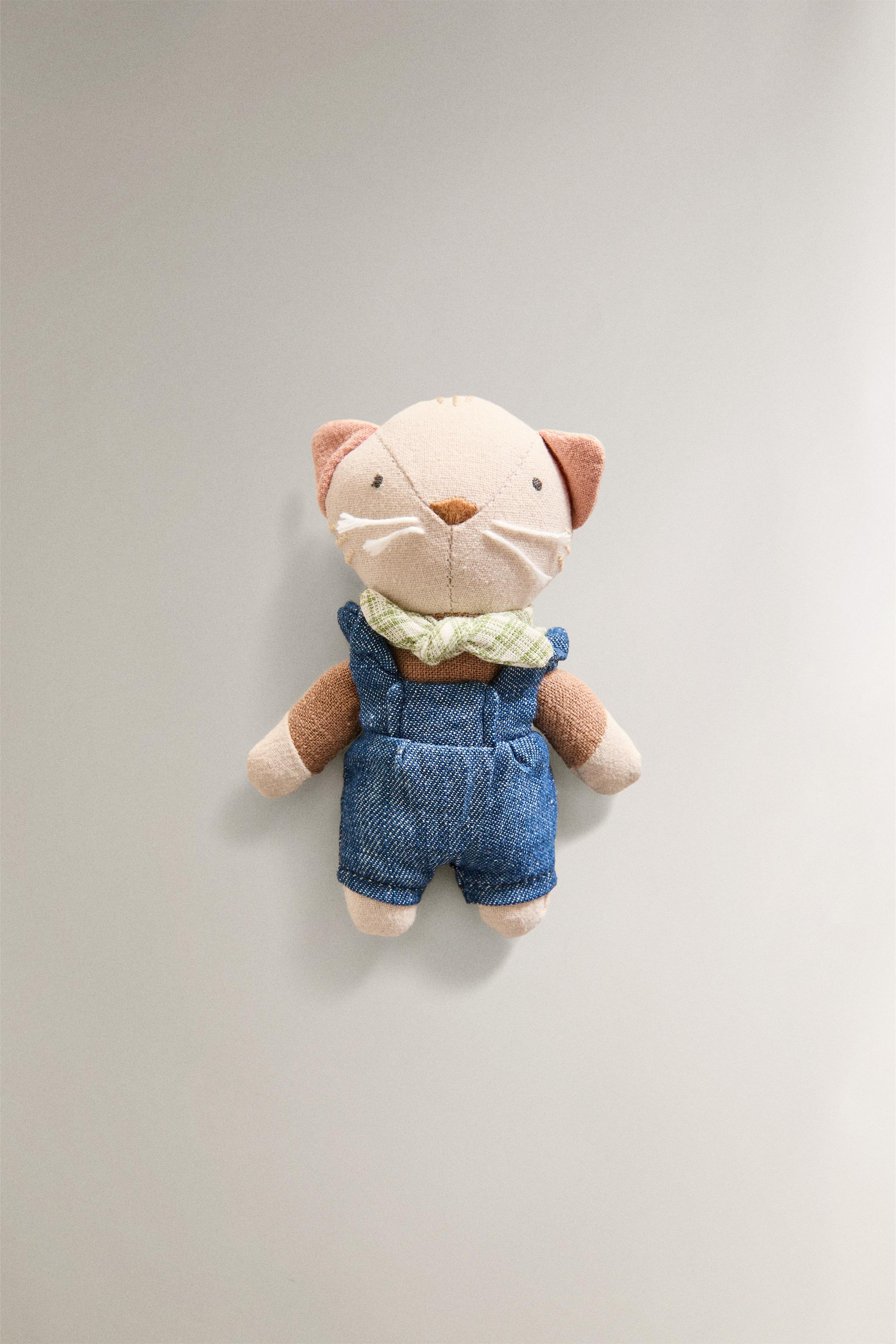 Детские мягкие игрушки Zara KIDS' CAT FAMILY PLUSH TOYS SET (SET OF 3) — фото 3
