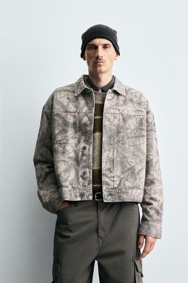 Zara LEAF PRINT JACKET - 026