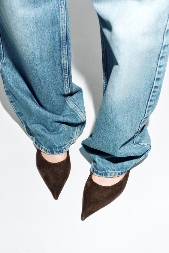 SUEDE MULES