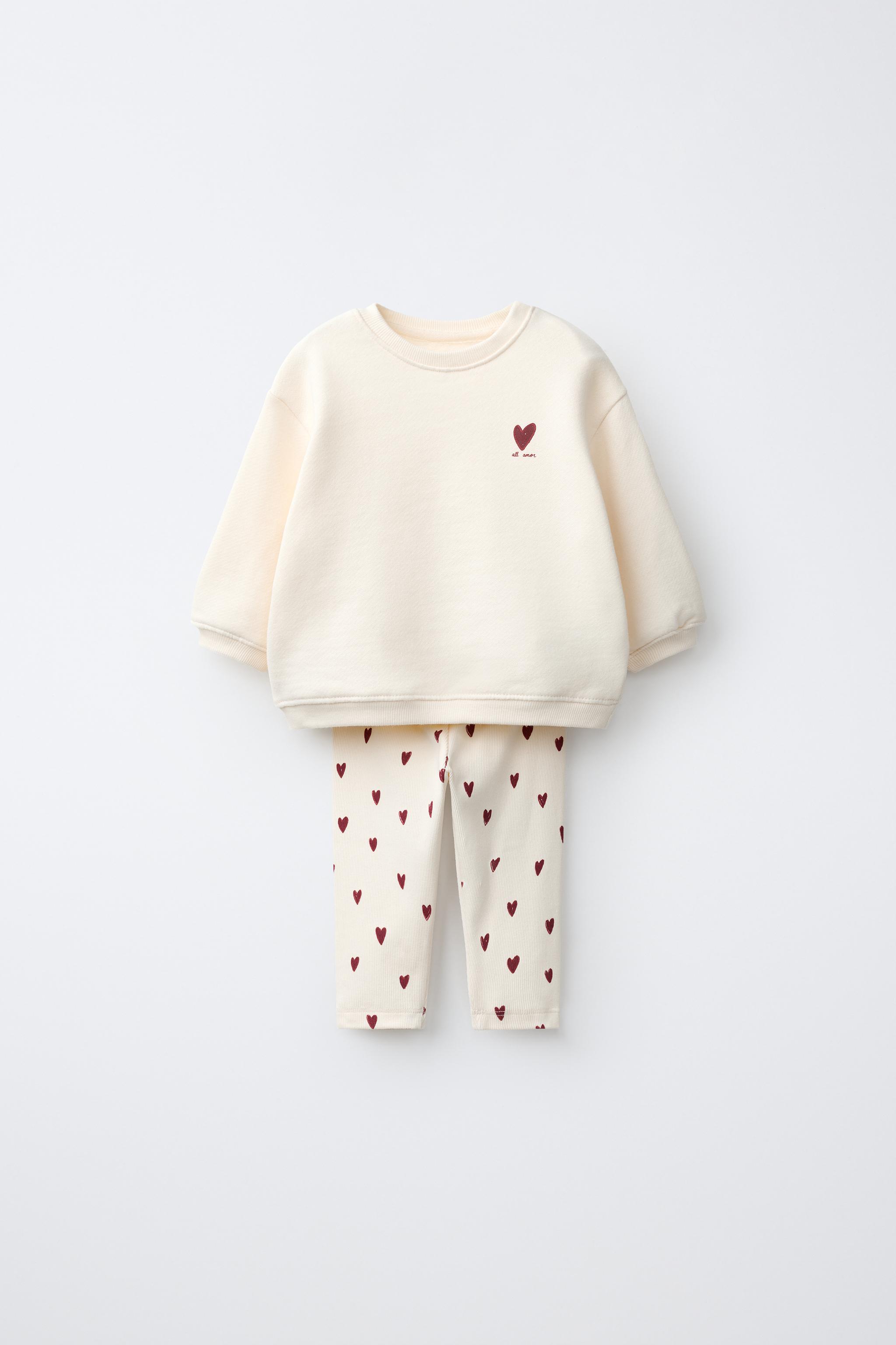 CONJUNTO SUDADERA Y LEGGING CORAZONES