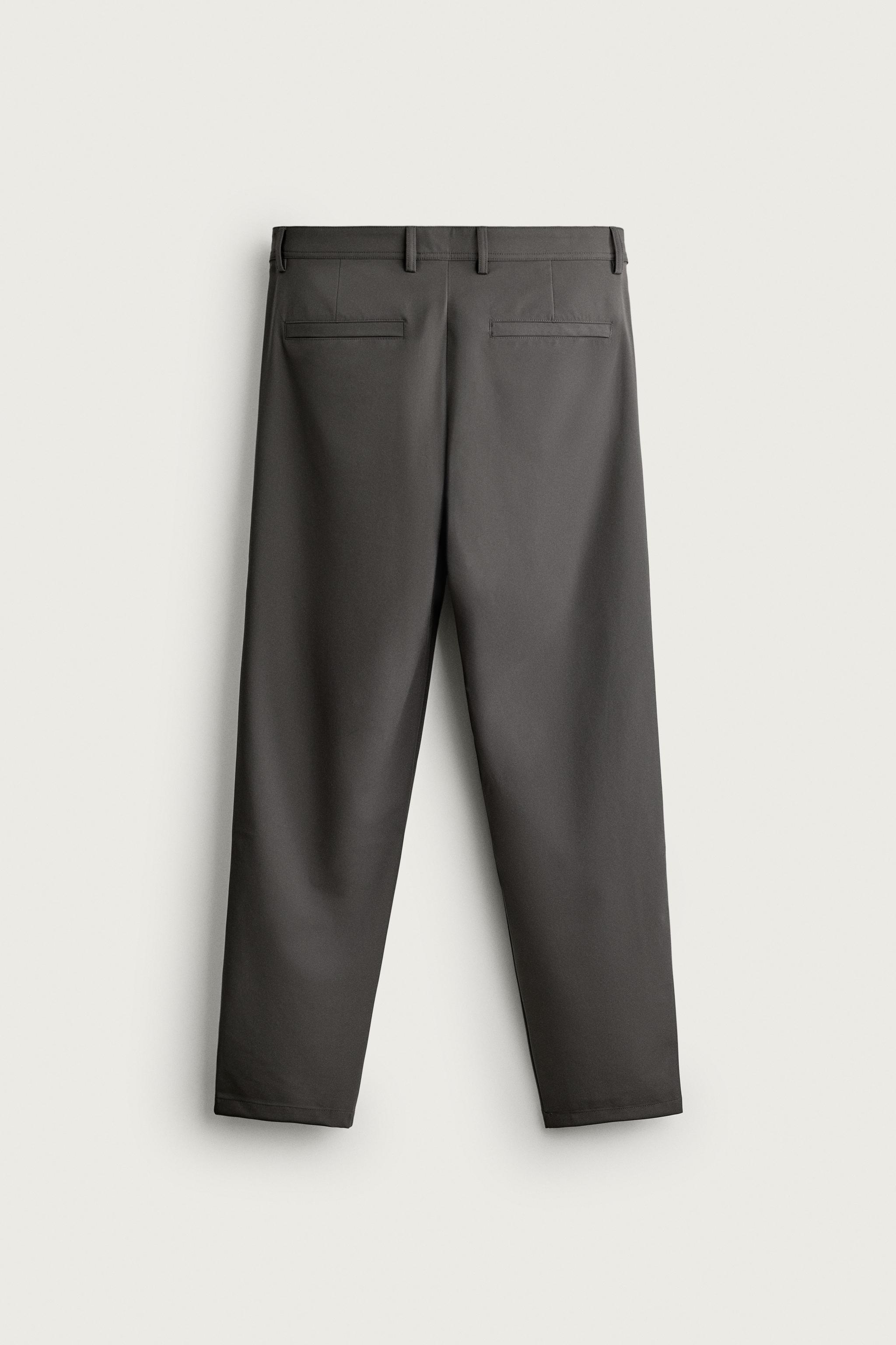 COMFORT TECHNICAL PANTS — Dark khaki