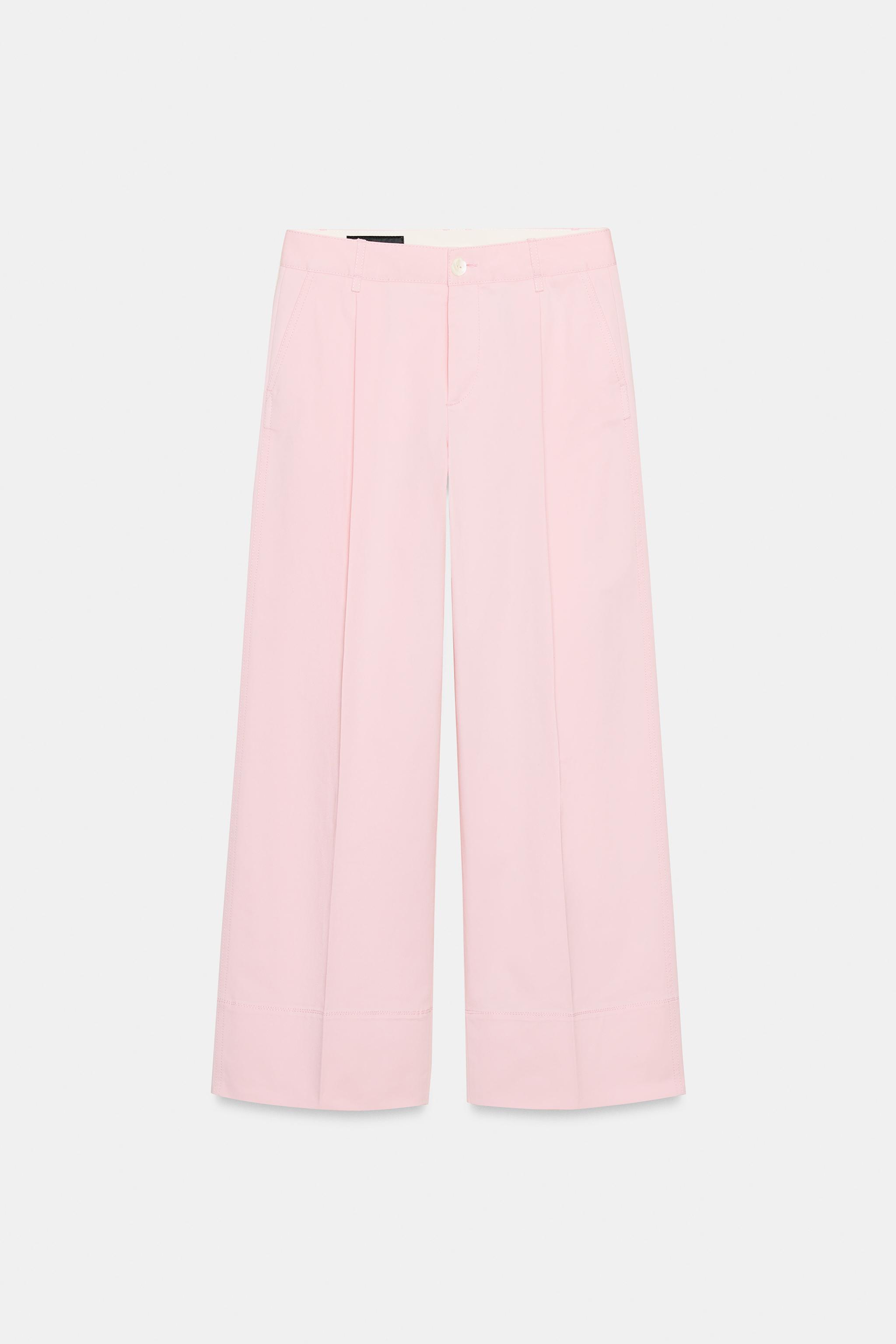 PANTALON CHINO À PINCES