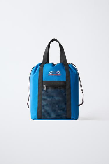 DRAWSTRING BACKPACK — Blue 1