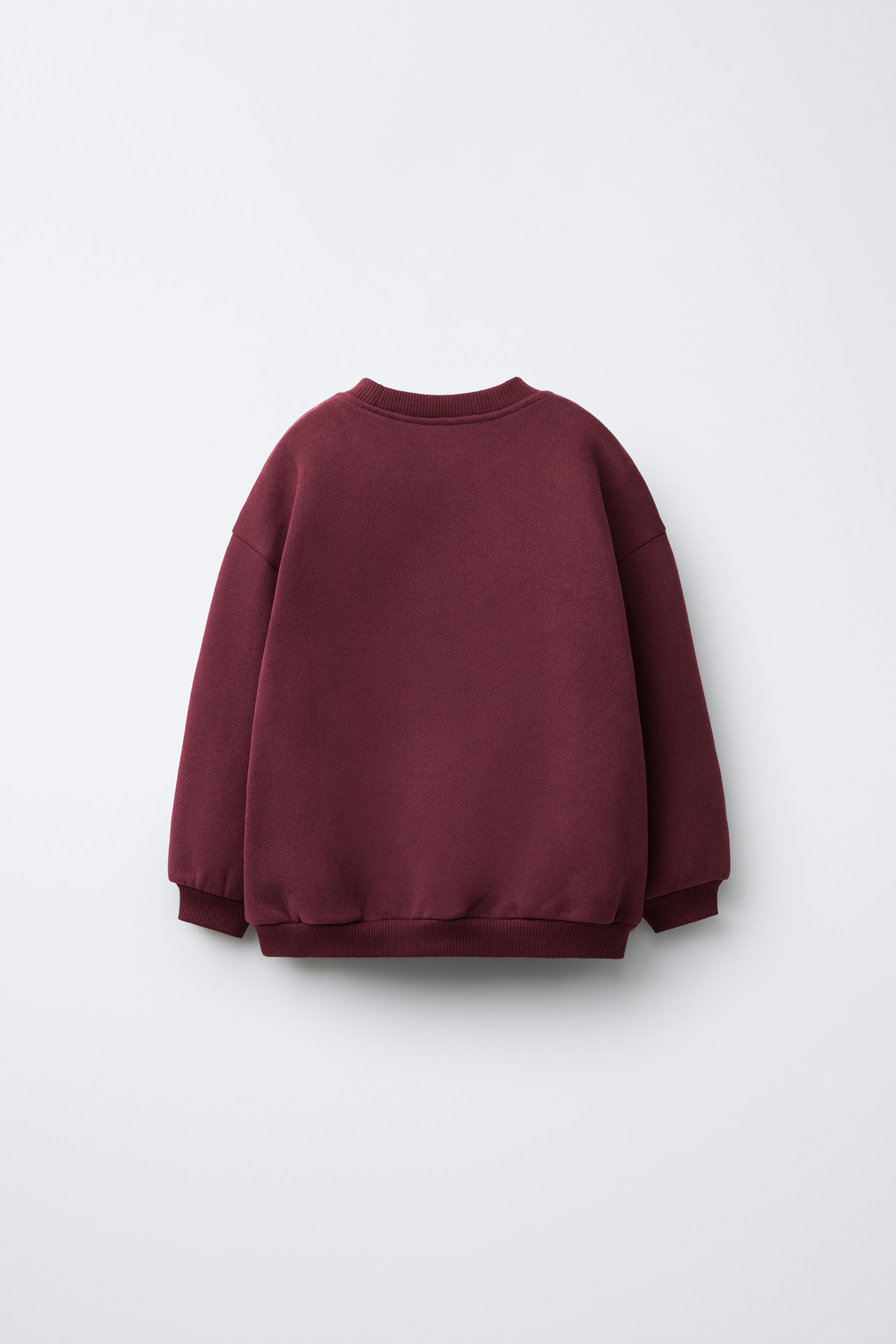 TEXT PRINT SWEATSHIRT