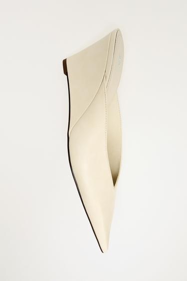 WEDGE MULE SHOES - White by Zara