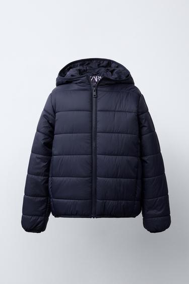 ULTRALIGHT HOODED JACKET - Midnight blue by Zara