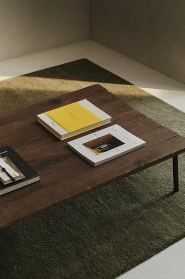 WOOL RUG - Green by Zara