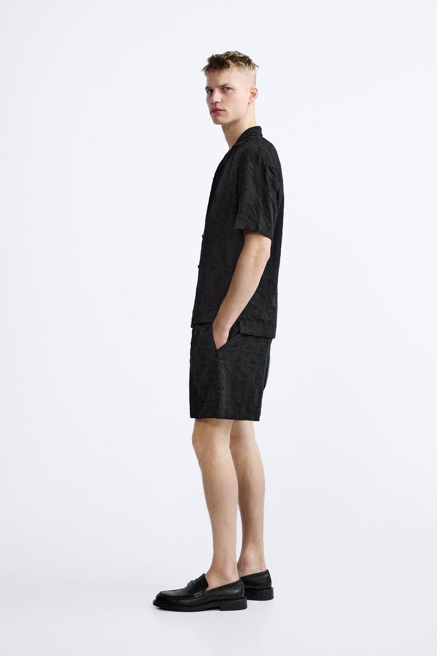 Embroidered Jersey Shorts - Men - Ready-to-Wear