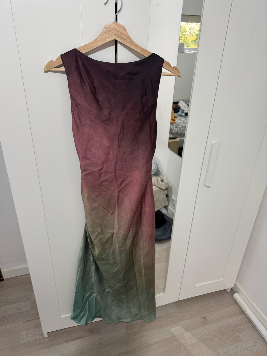 ΦΟΡΕΜΑ ΣΑΤΙΝΕ MIDI TIE DYE - Image 2