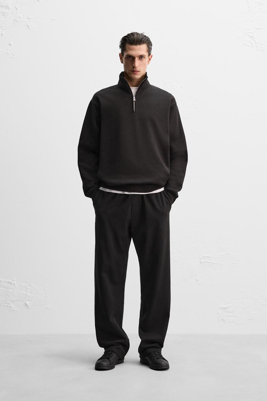 RELAXED FIT ジョガーパンツ - ブラック | ZARA Japan / 日本