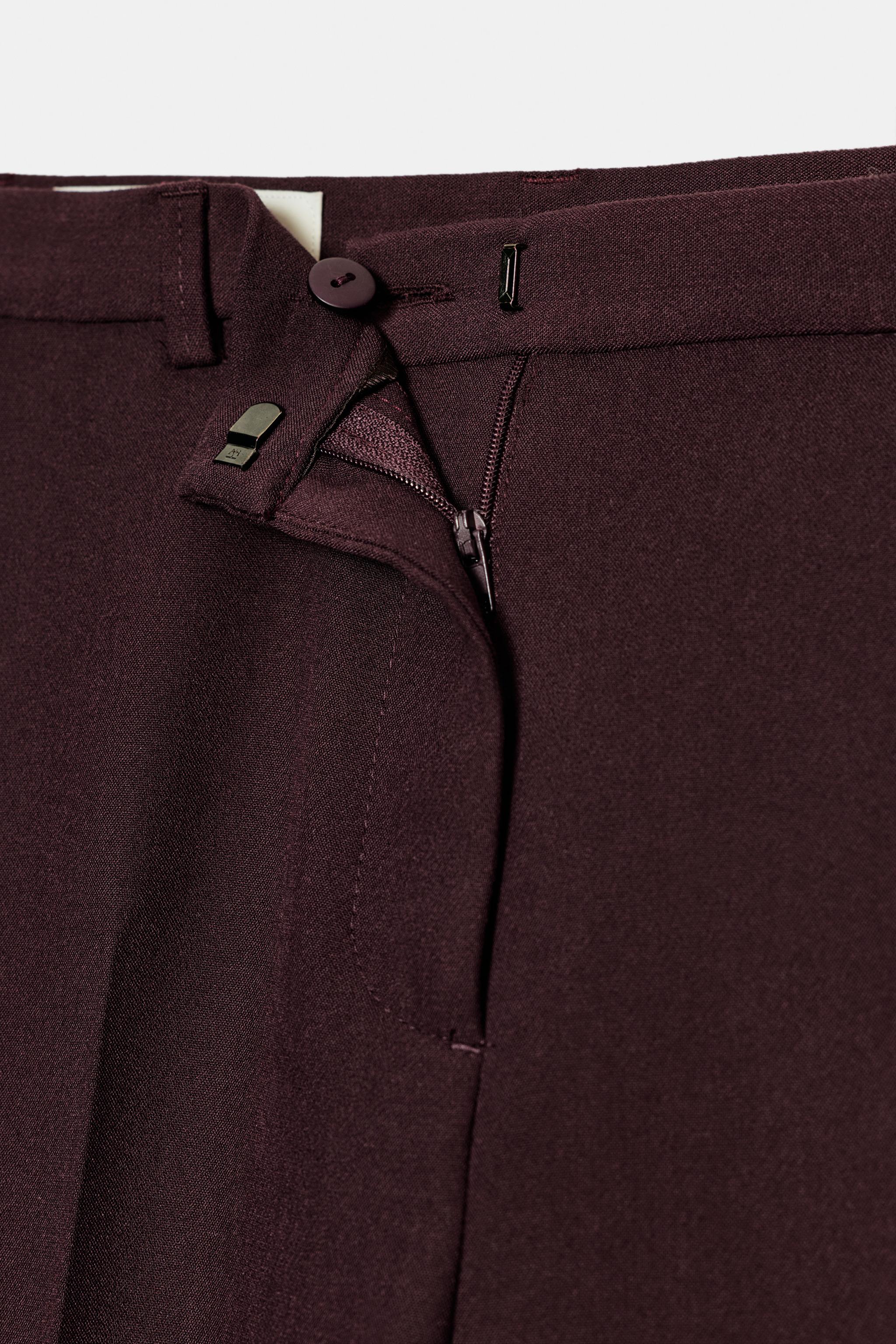 PANTALON DROIT TAILLE HAUTE