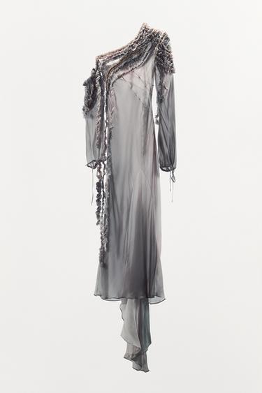 ROBE ASYMÉTRIQUE ZW COLLECTION LIMITED EDITION - Lilas de Zara - Image 2