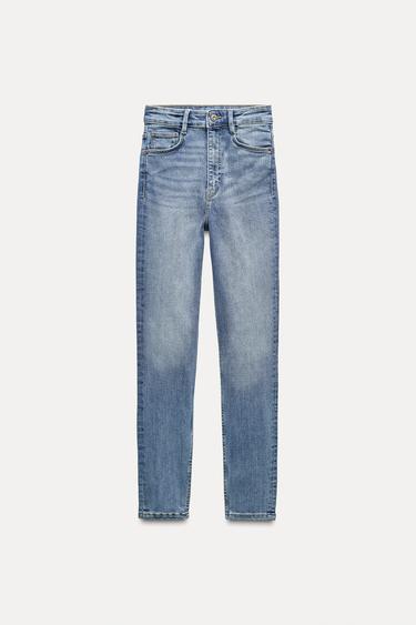 JEANS TRF SCULPT TIRO ALTO - Azul claro de Zara