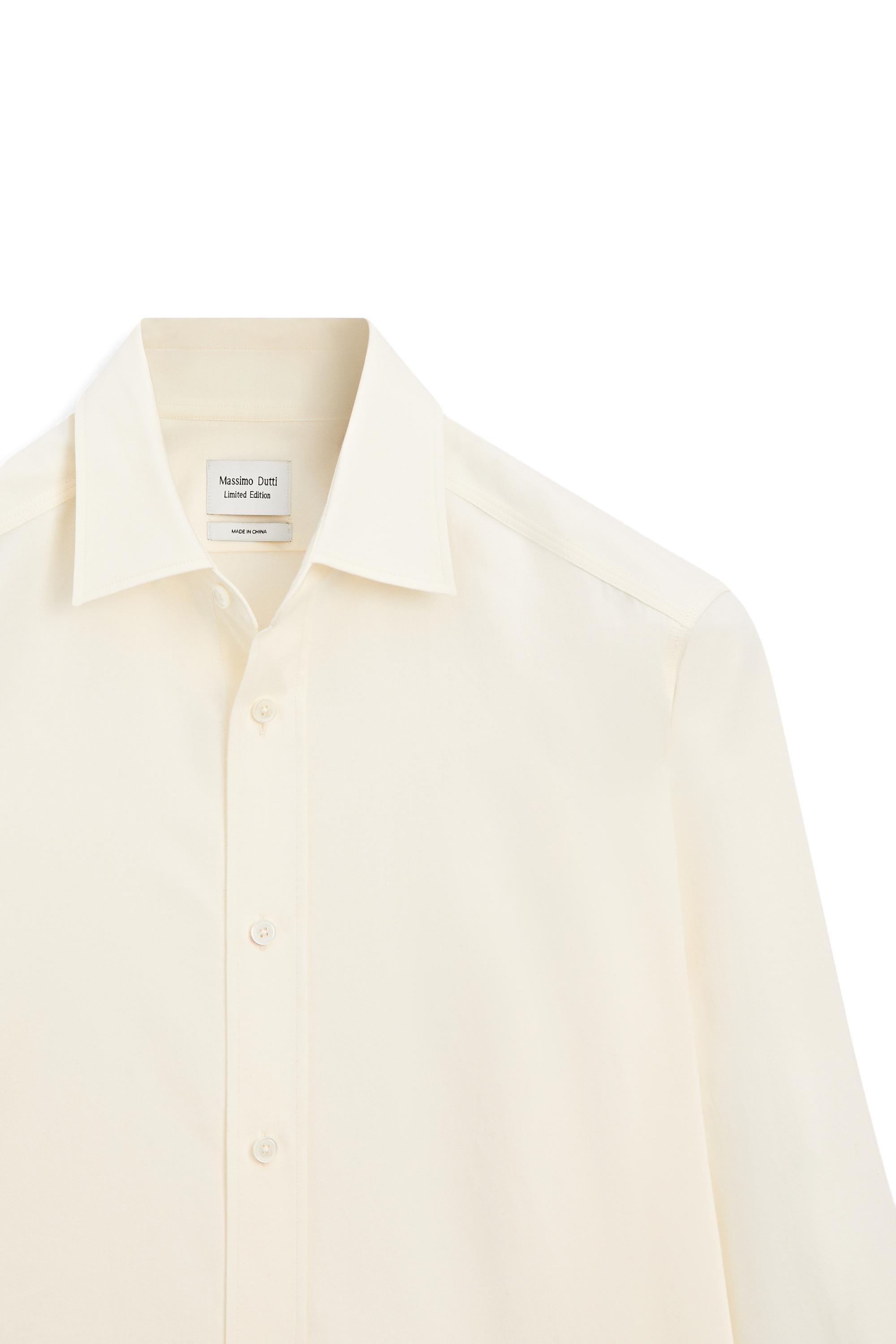 Regular fit cotton blend shirt - LIMITED EDITION