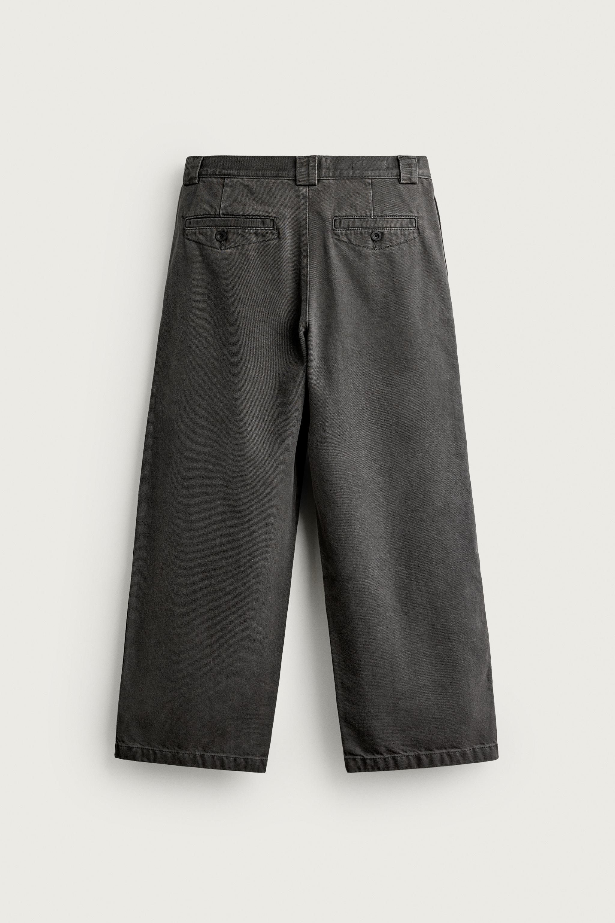 PANTALON CHINO RELAXED FIT À PLIS
