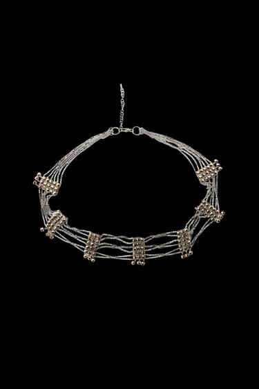 Zara MIXED PIECE BELT - Gold / Silver - Image 0