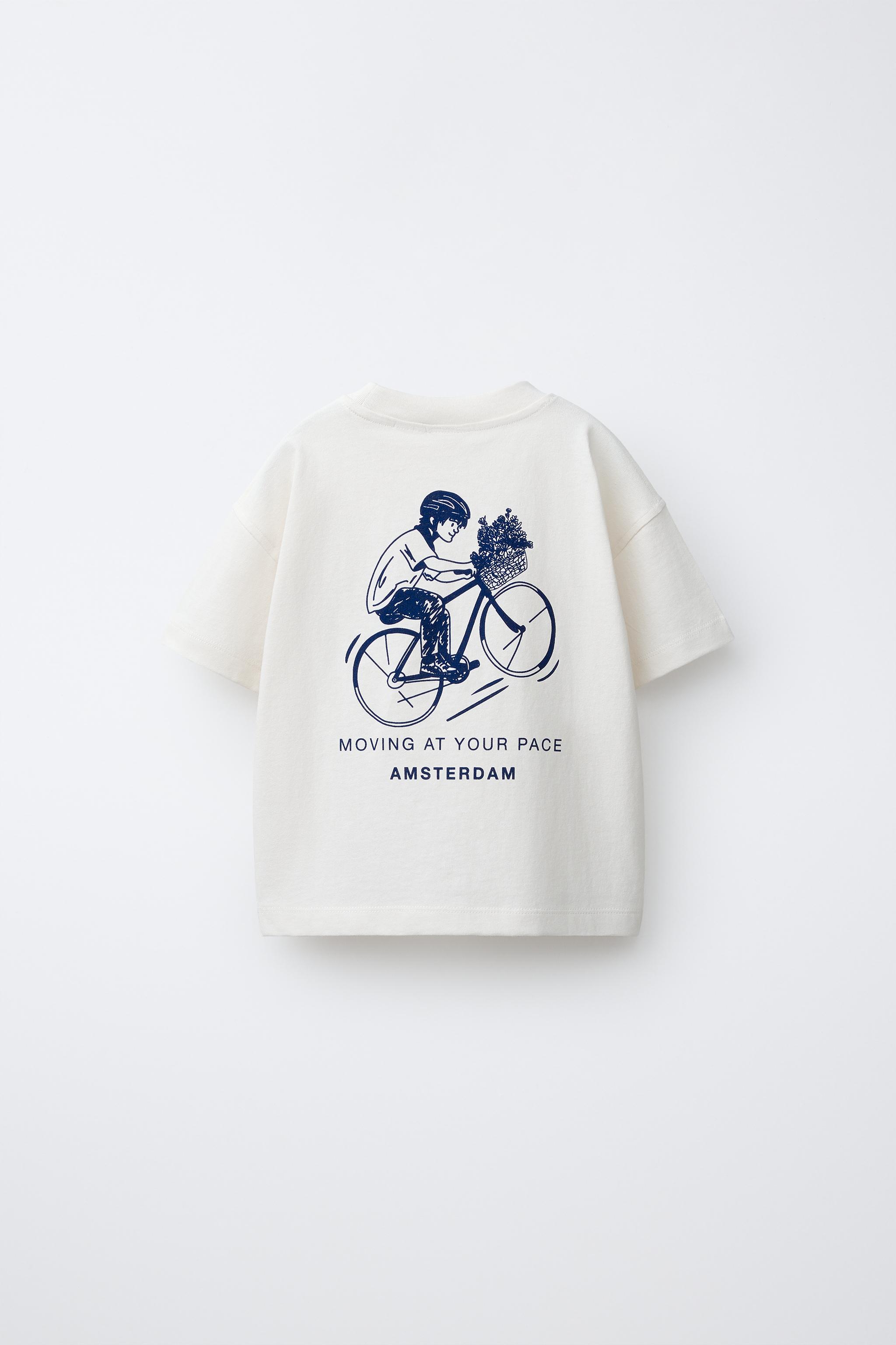 CYCLING PRINTED T-SHIRT