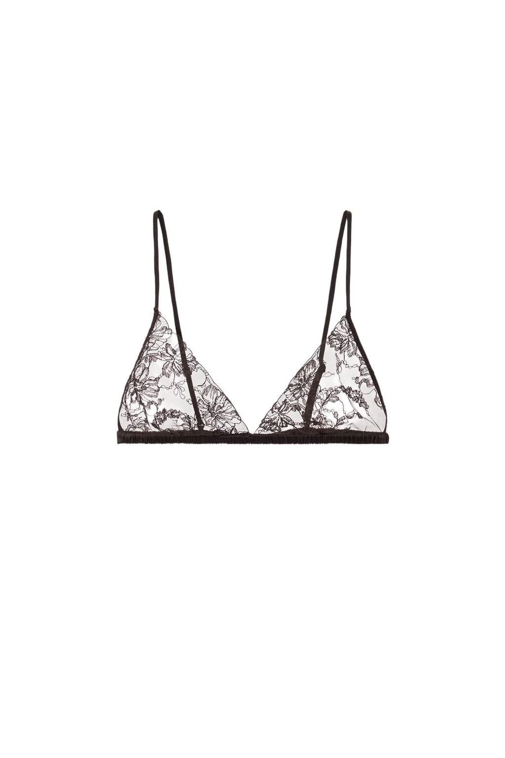 LACE TRIM TRIANGLE BRA - image 3