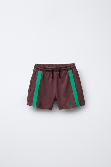 HÔTEL MAGIQUE © X ZARA PLUSH BERMUDA SHORTS - Light brown by Zara
