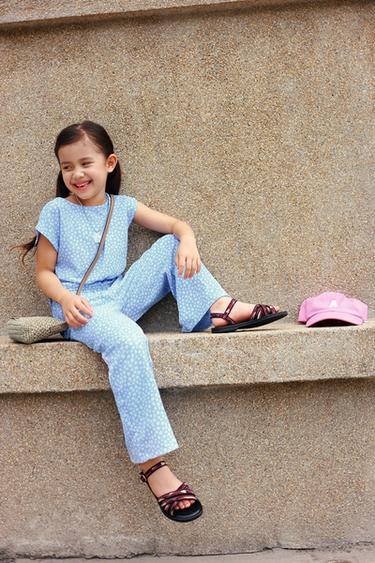 CAP WITH INITIAL EMBROIDERY - Pink by Zara