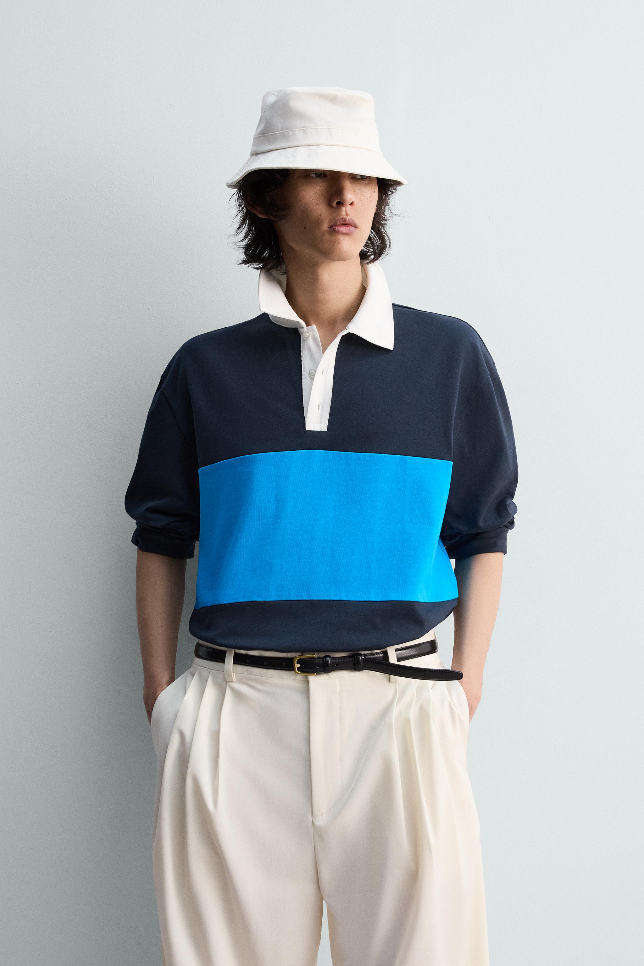 POLO REGULAR FIT COULEUR BLOCK