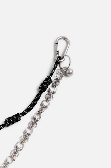 COMBINED METAL LINK CHAIN - Silver by Zara - Image 4