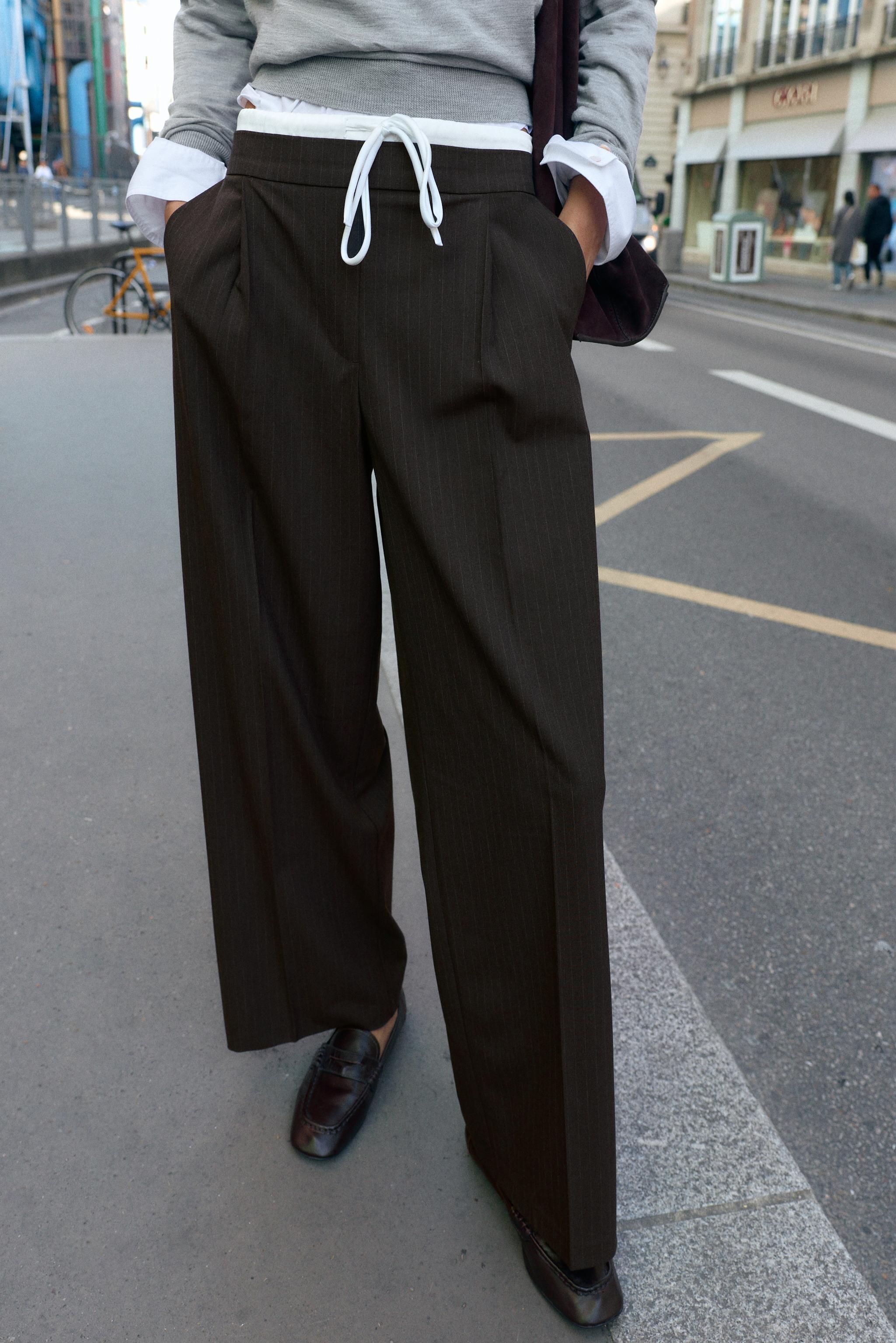 ハイウェストパンツ - レディース | ZARA 日本