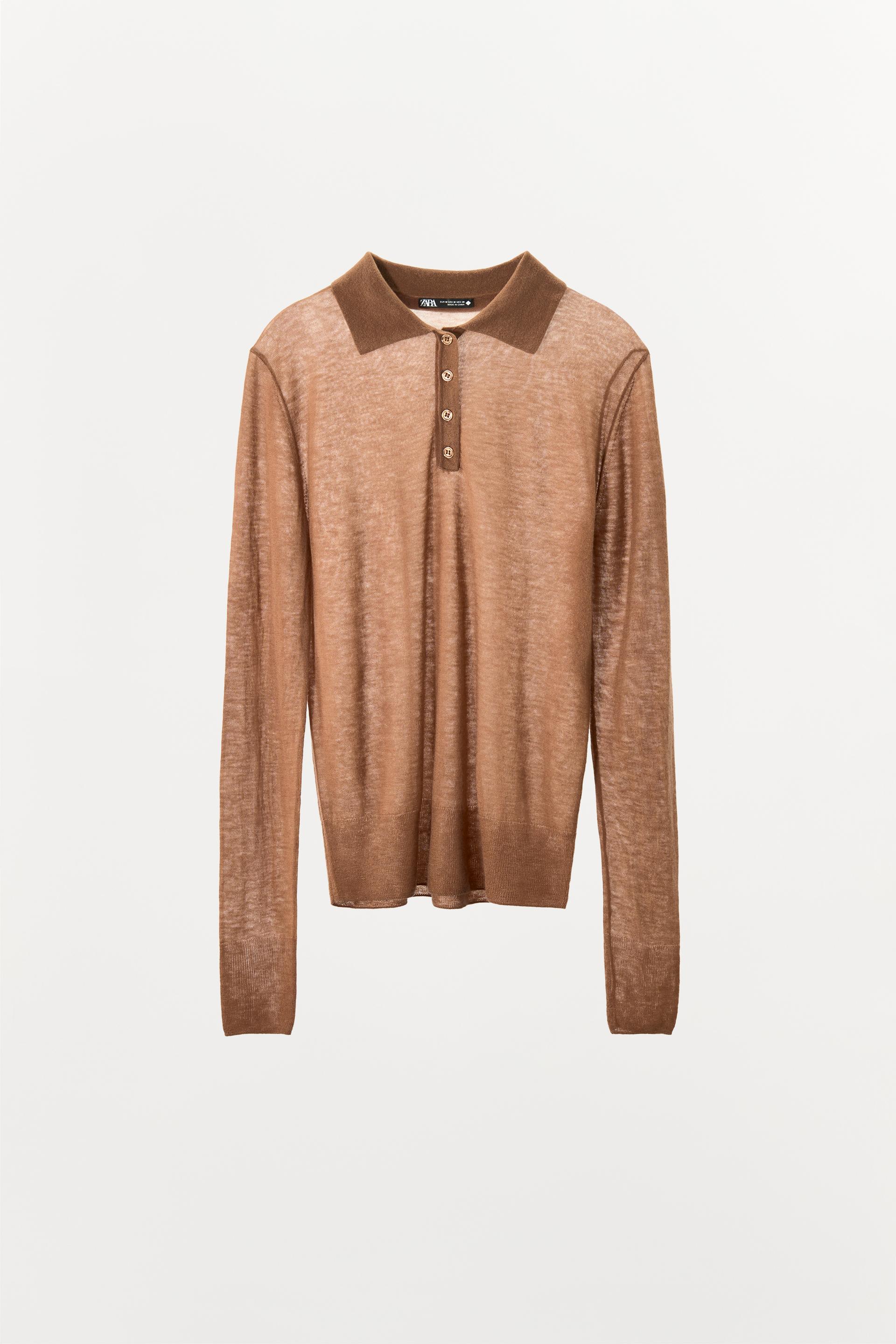 100% WOOL PLAIN POLO SHIRT