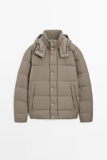 Hooded down jacket — 831 2