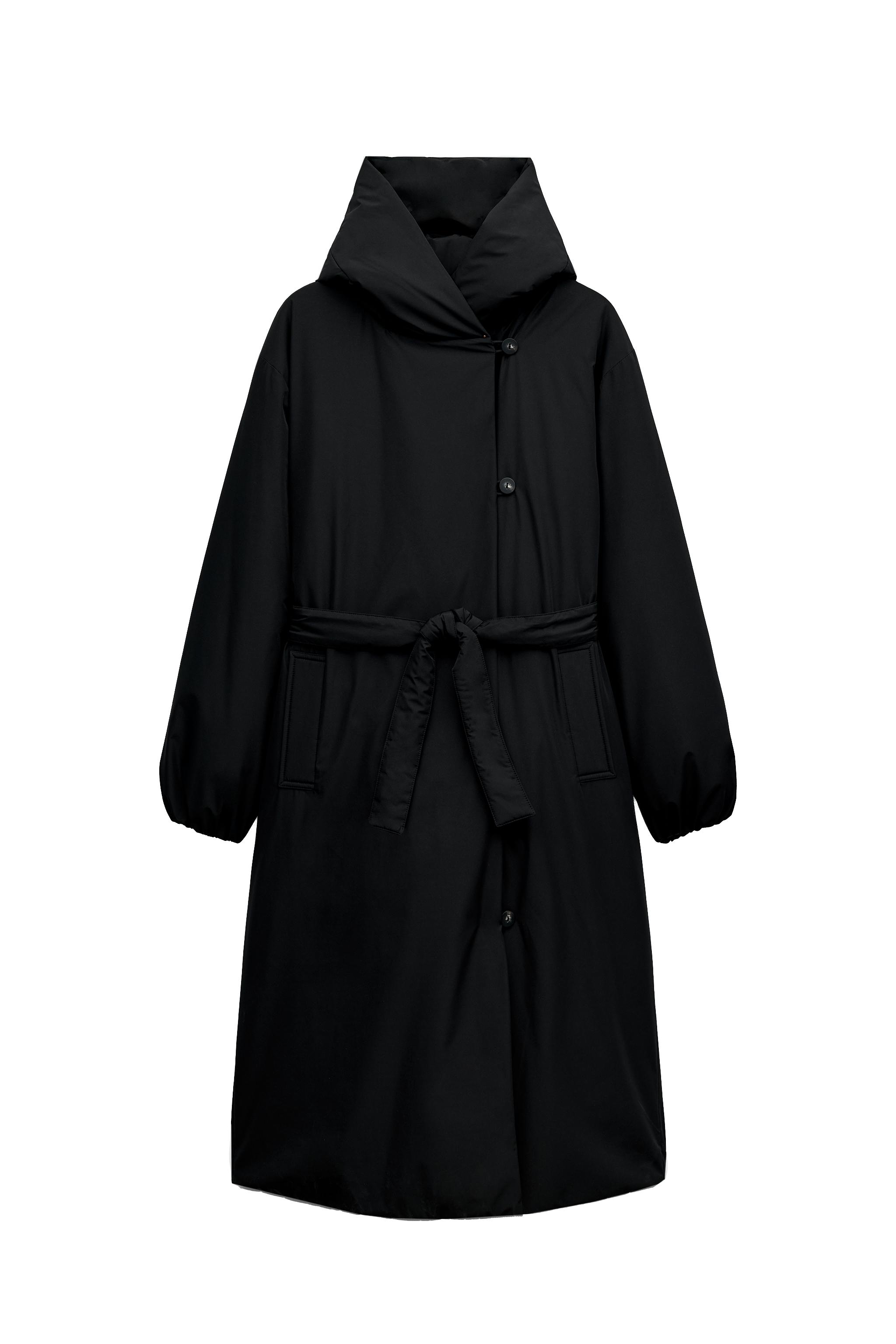 ANORAK ACOLCHADO CINTURÓN WATER REPELLENT WINDPROOF