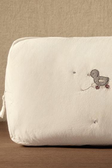 TROUSSE DE TOILETTE COTON PETIT CANARD - Blanc cassé de Zara - Image 5