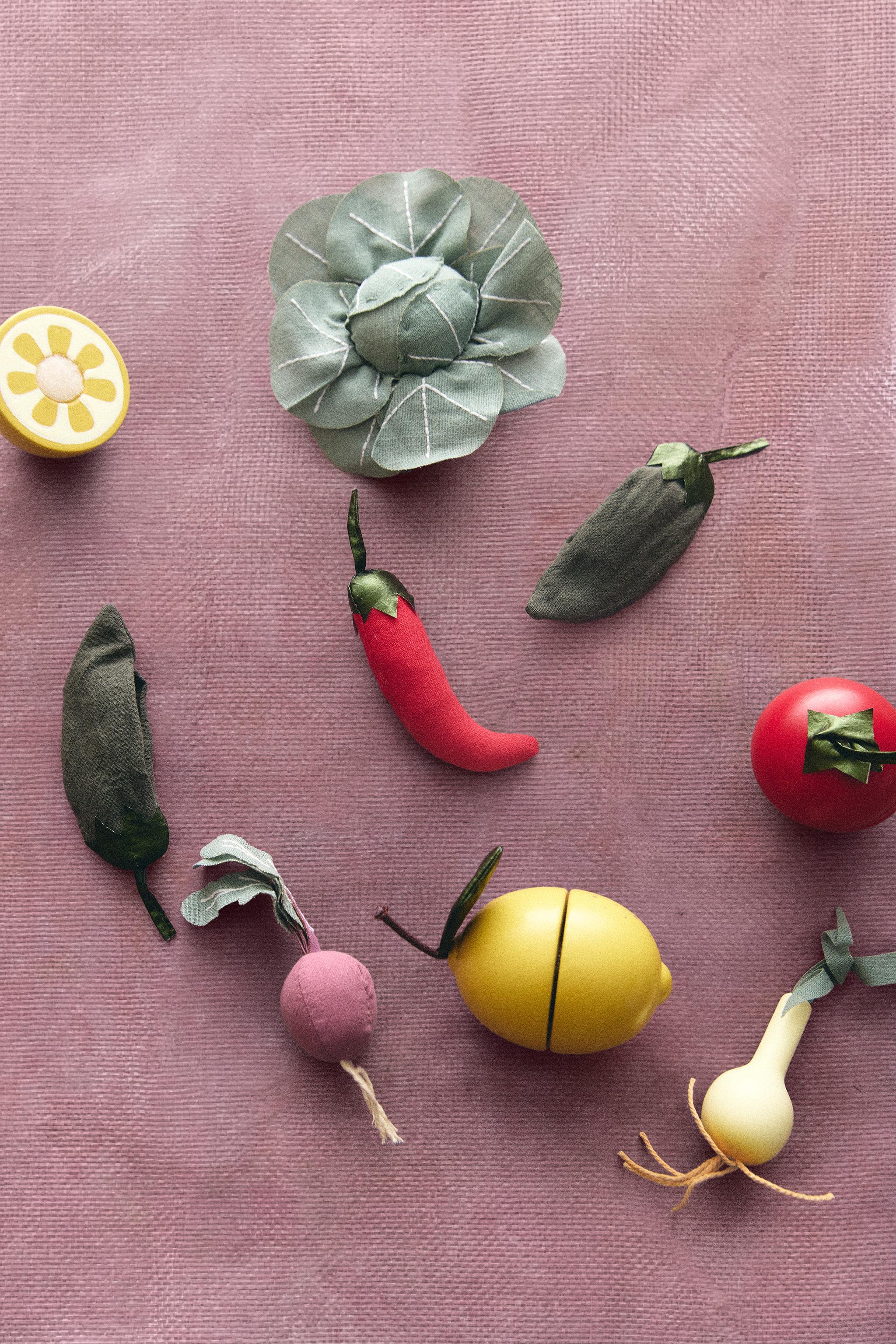 Zara KIDS' FRUIT AND VEGETABLE TOY SET — фото 5