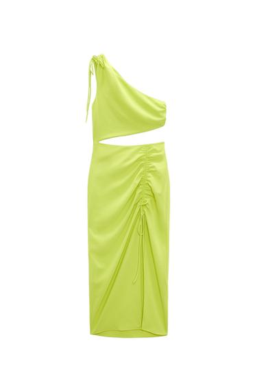 VESTIDO DRAPEADO ASIMÉTRICO